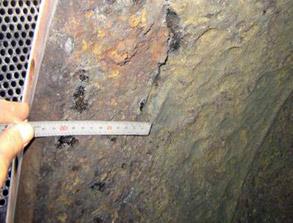 因水箱腐蚀而引起金属损耗 因水箱腐蚀而引起金属损耗